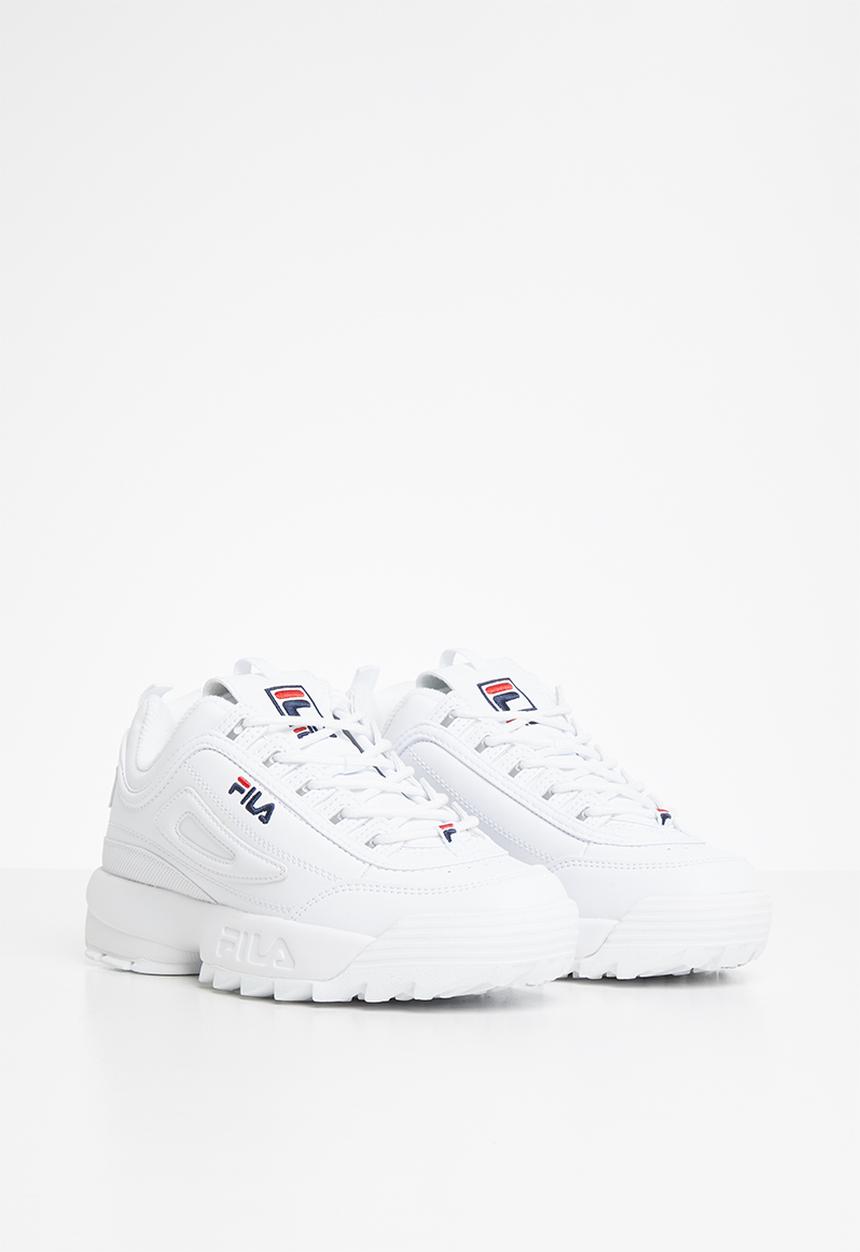 FILA - Disruptor ii - white / navy / red