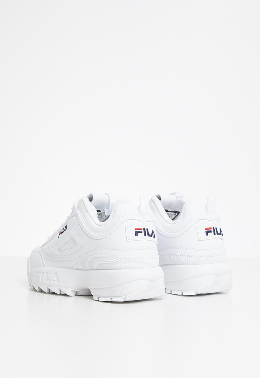 FILA - Disruptor ii - white / navy / red