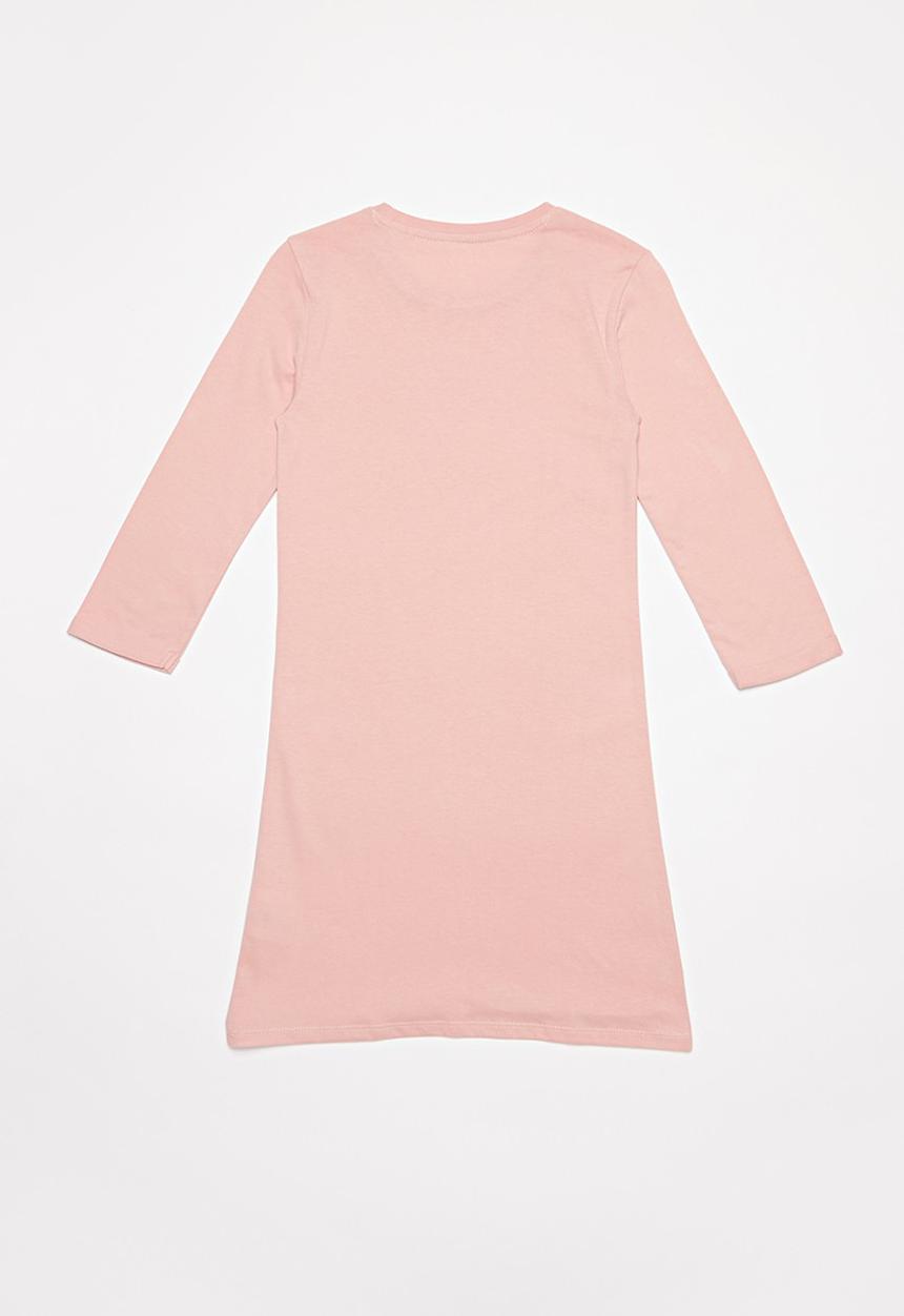 GUESS - 3 quater Khloe core tri dress - pink