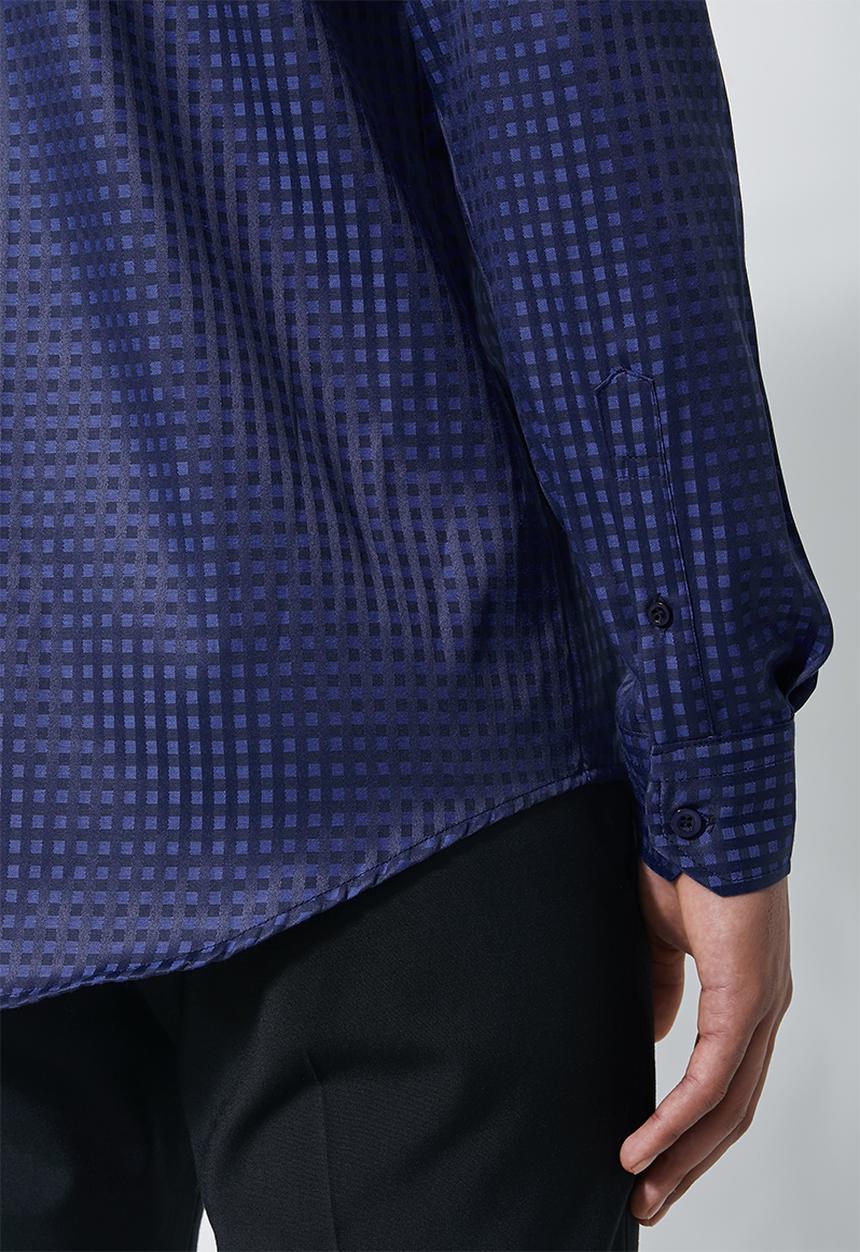 Superbalist - Jos slim fit long sleeve shirt - royal blue