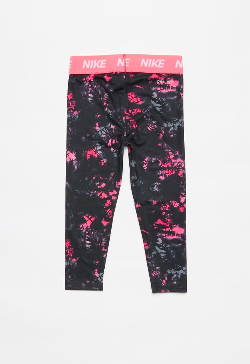Nike - Nike jdi rainbow wash legging - black & pink 