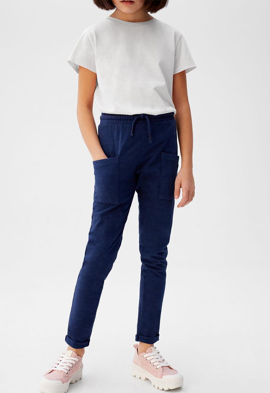 MANGO - Trousers sluby - blue 