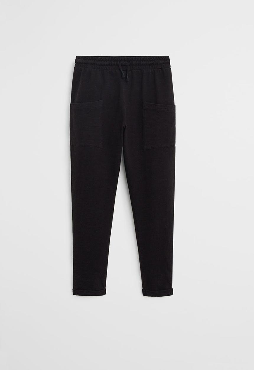 MANGO - Trousers sluby - black