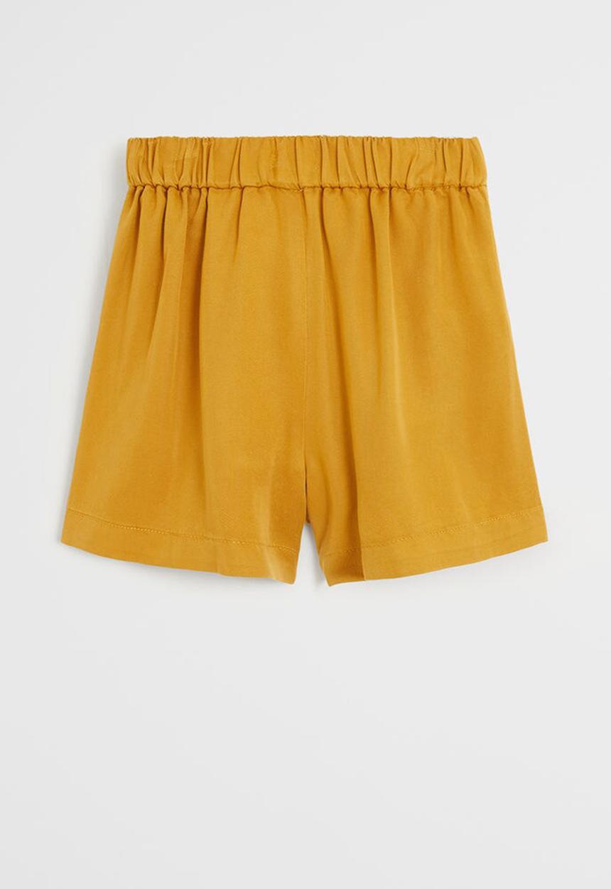 MANGO - Shorts line - yellow 