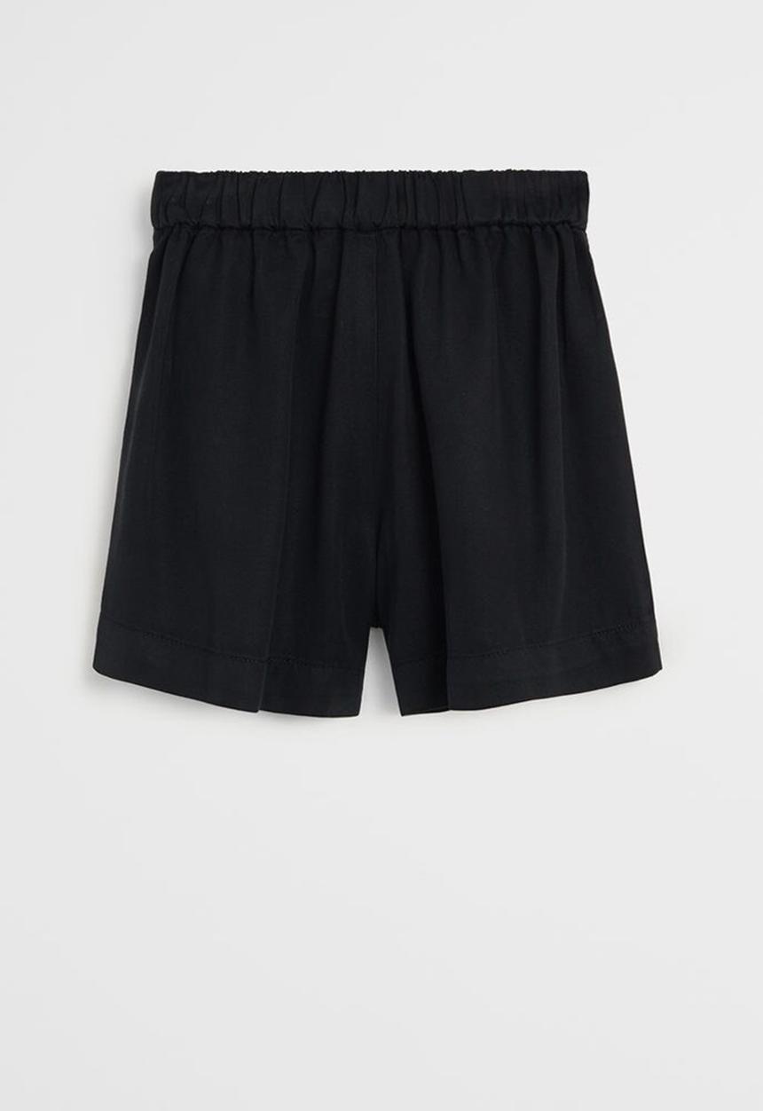 MANGO - Shorts line - black