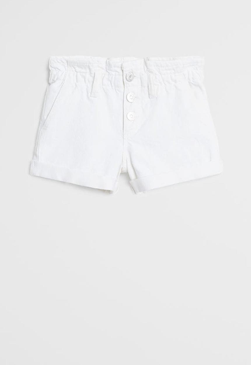 MANGO - Shorts gala - white
