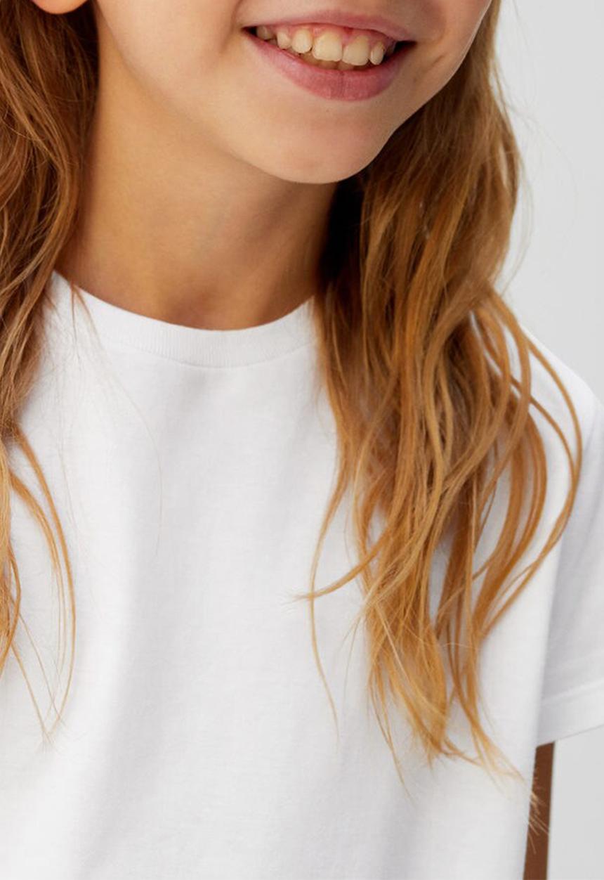 MANGO - T-shirt basicag - white