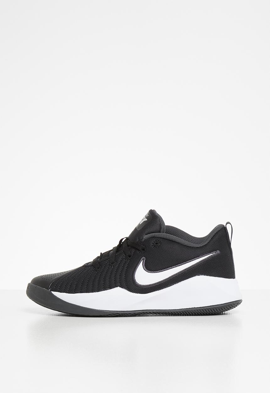 Nike - Nike team hustle quick 2 - black/white-anthracite-volt