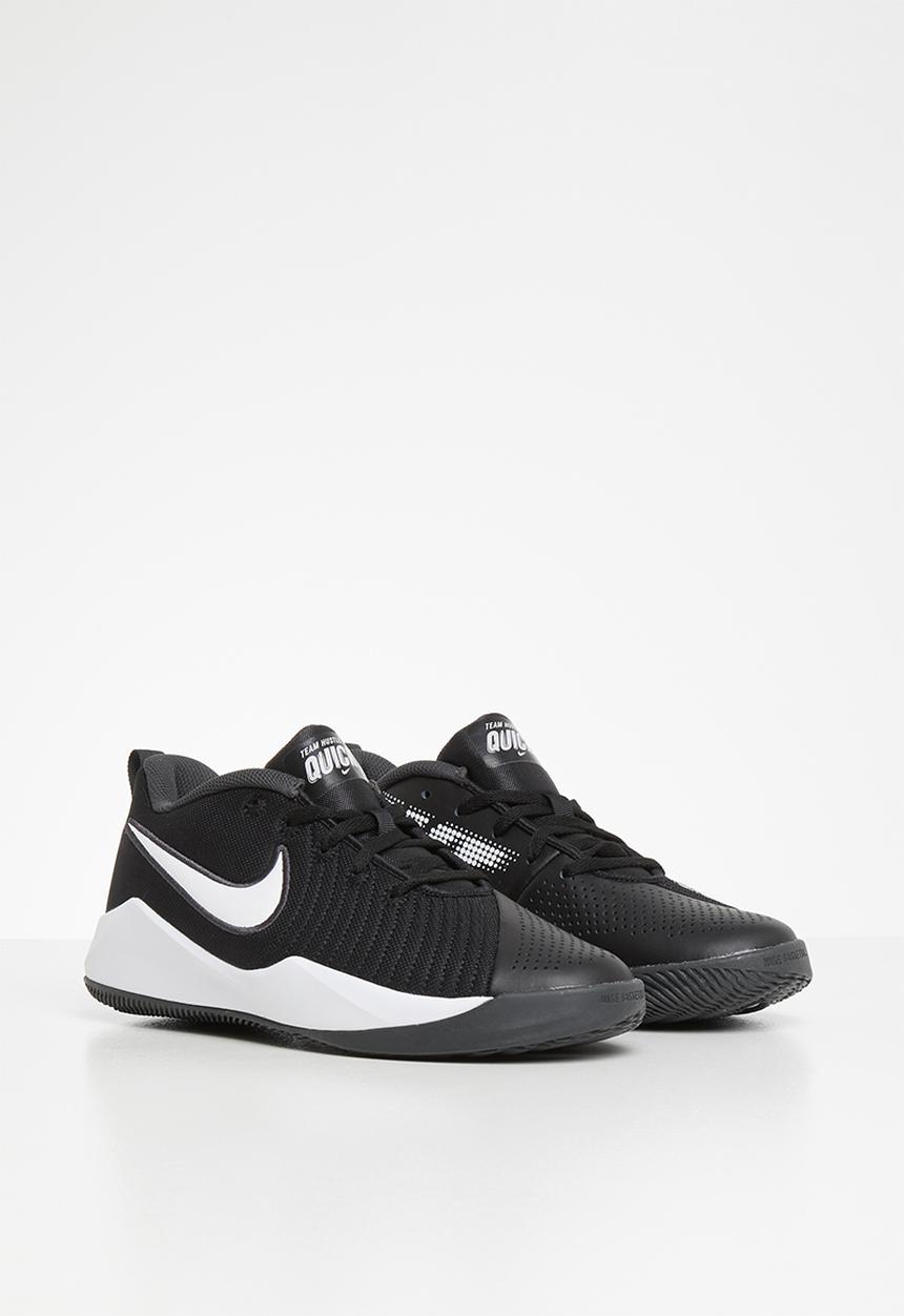 Nike - Nike team hustle quick 2 - black/white-anthracite-volt