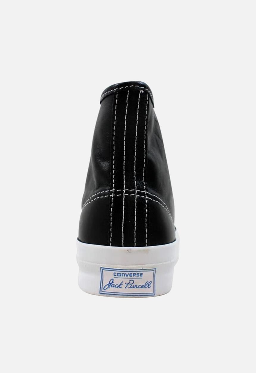 Converse - Jack Purcell signature premium leather hi m  - black