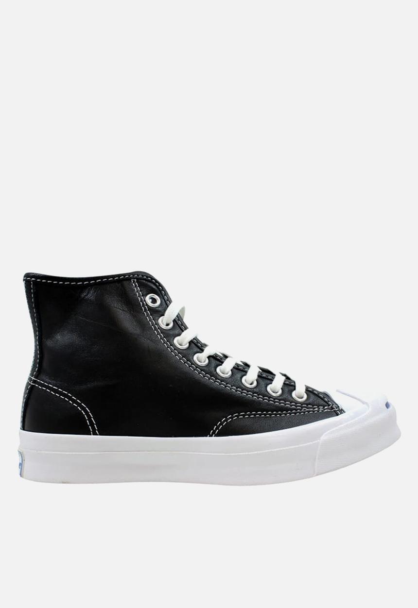 Converse - Jack Purcell signature premium leather hi m  - black