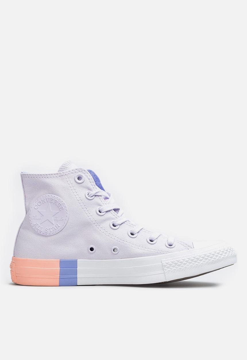Converse - Chuck Taylor All Star tri-block hi  - barely grape/twilight pulse