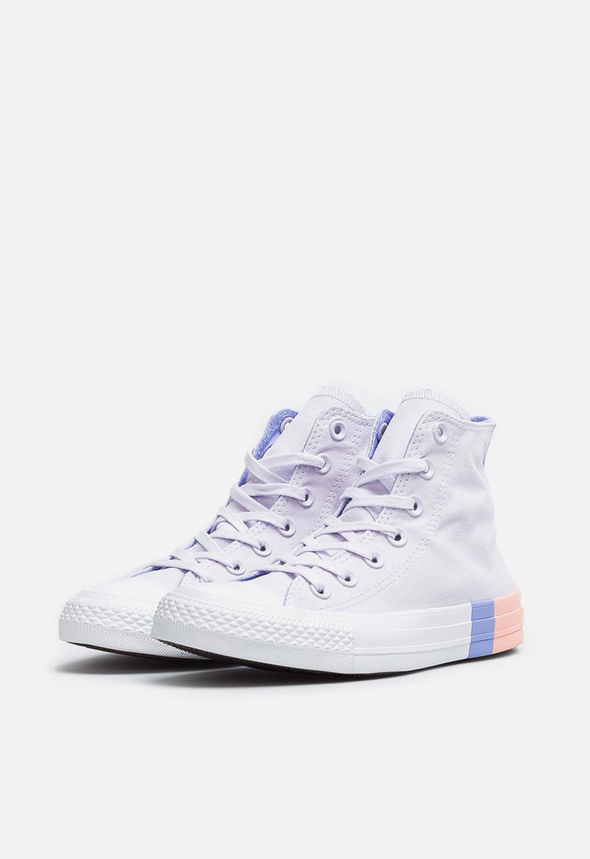 Converse - Chuck Taylor All Star tri-block hi  - barely grape/twilight pulse