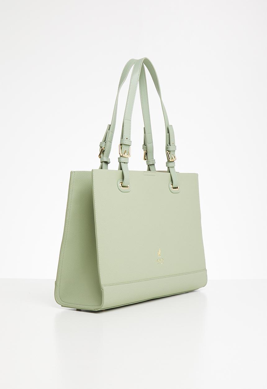 POLO - Synthetic e/w tote bag - green