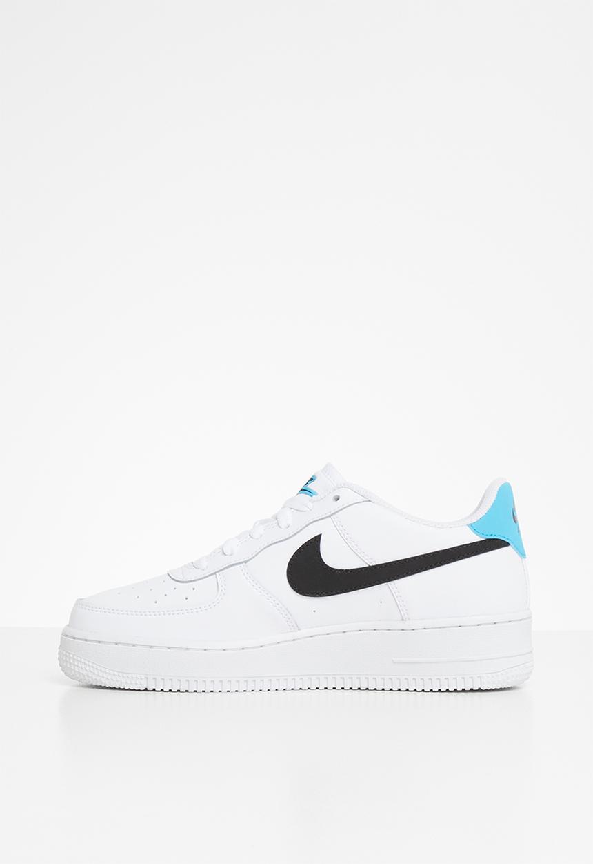 Nike - Nike air force 1 - white/black-blue fury