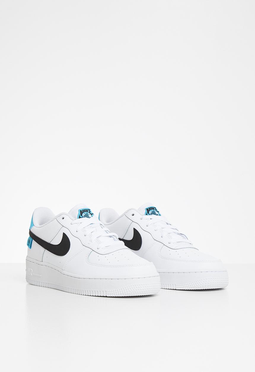 Nike - Nike air force 1 - white/black-blue fury