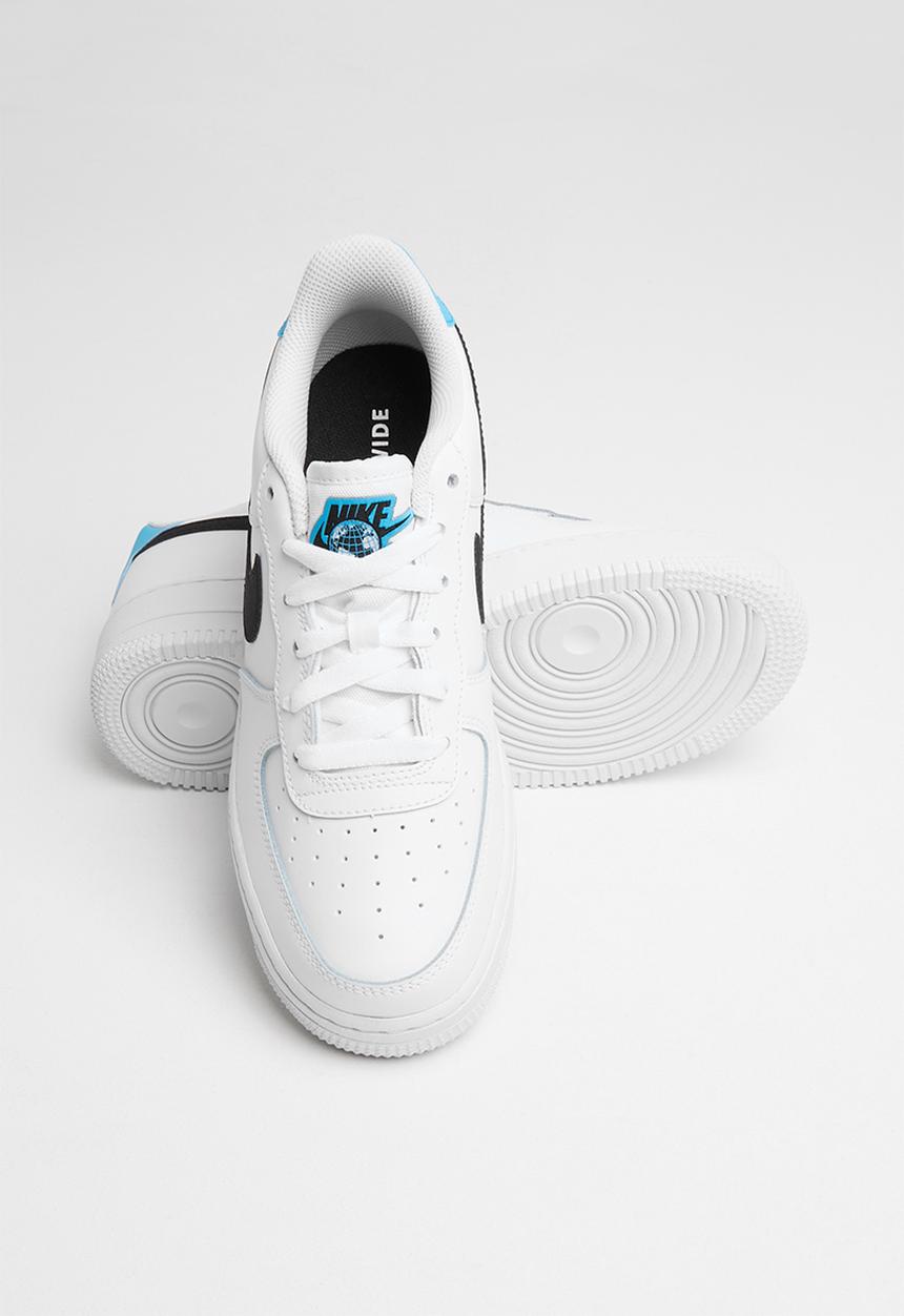 Nike - Nike air force 1 - white/black-blue fury