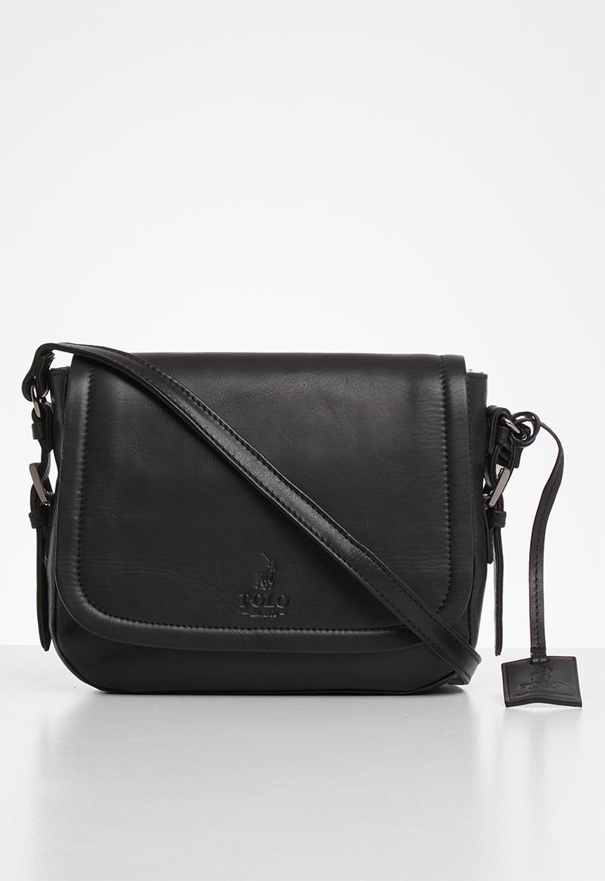 POLO - Vega leather sling - black