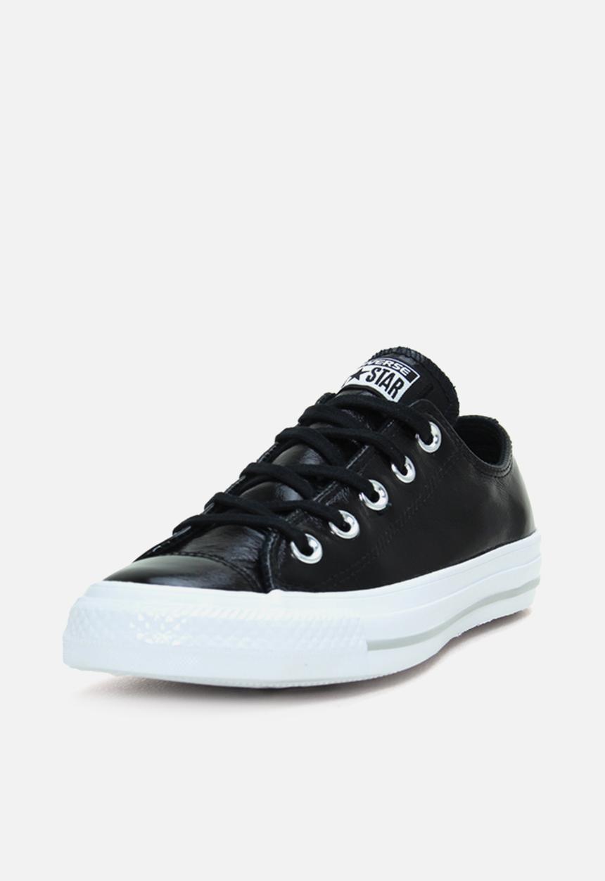 Converse - Chuck Taylor All Star crinkled patent leather lo  - black
