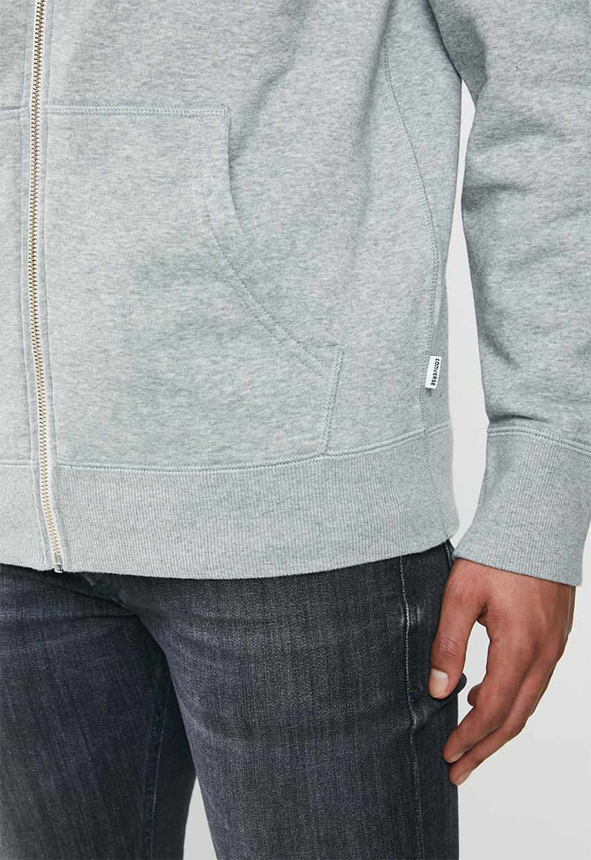 Converse - Core full zip hoodie - grey