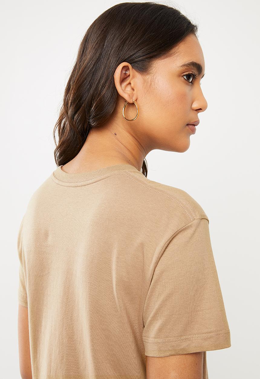 Cotton On - Classic slogan T-shirt breathe - beige 