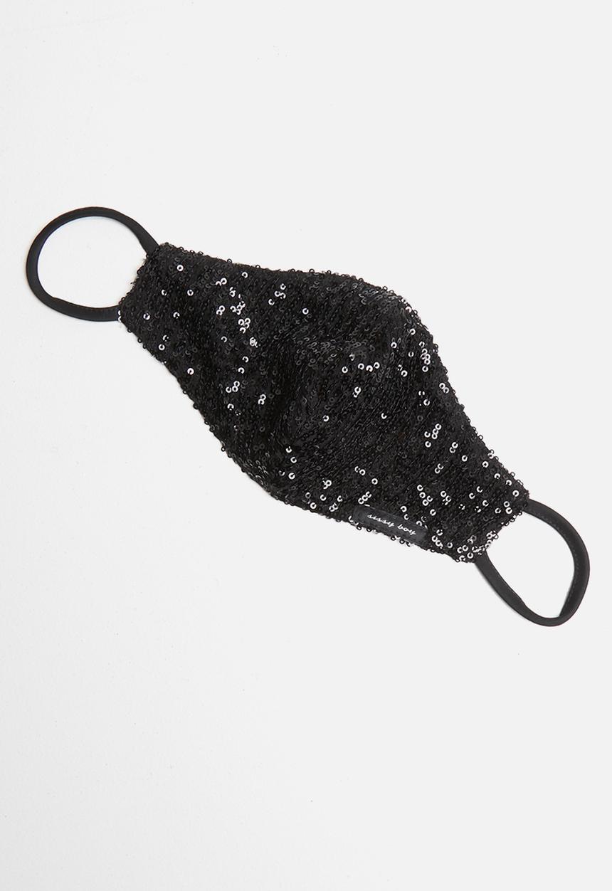 SISSY BOY - Glam gal face mask - black