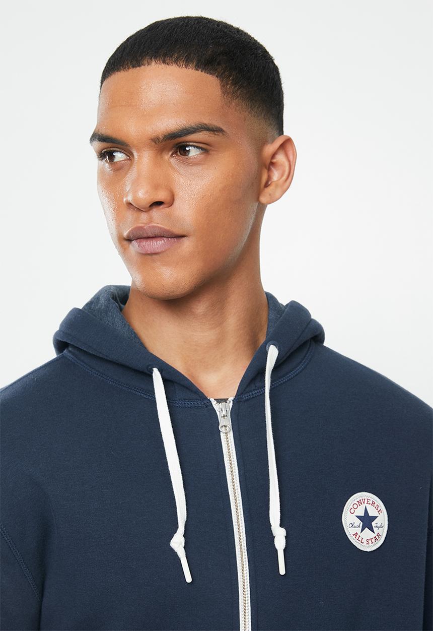 Converse - Core full zip hoodie - navy