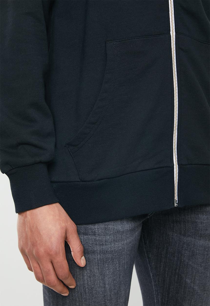 Converse - Core french terry fz hoodie - black