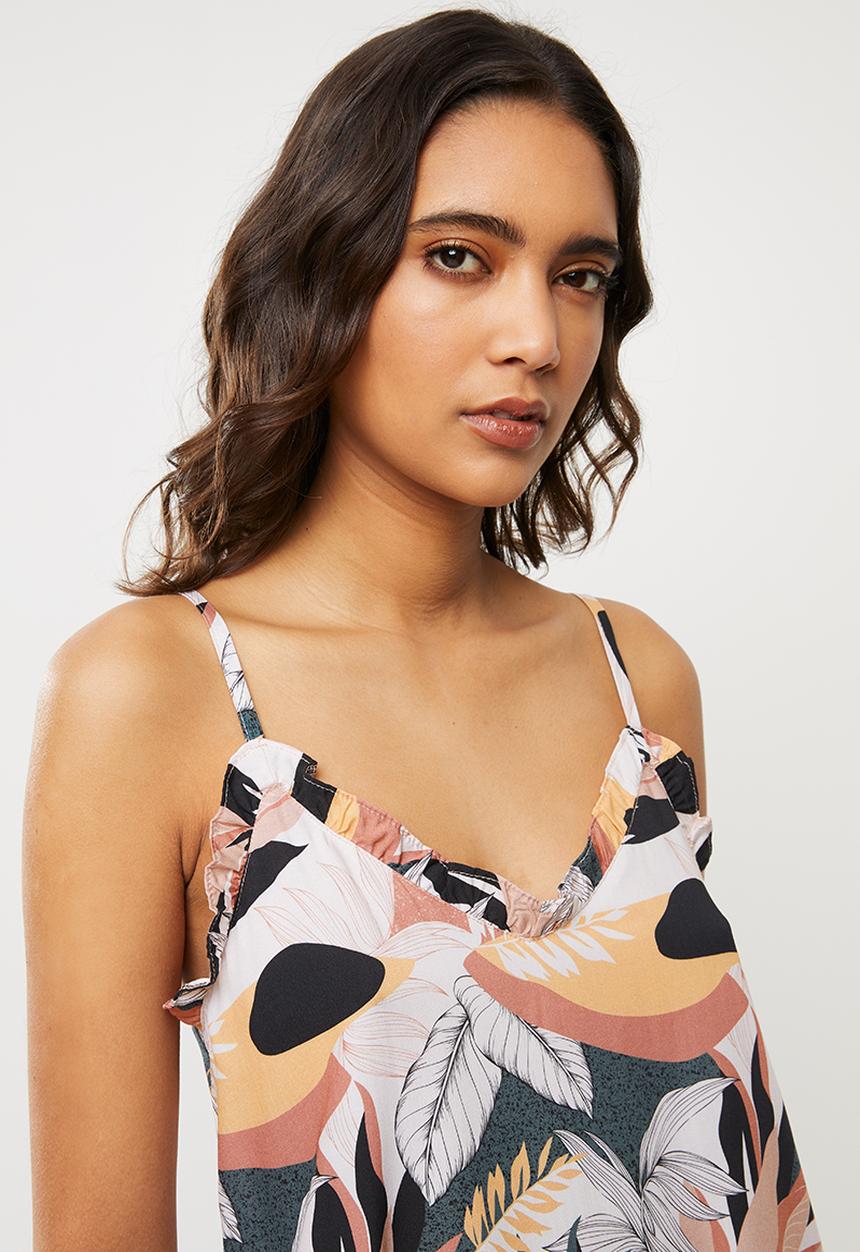 Superbalist - Sleep cami & shorts set - modern palm