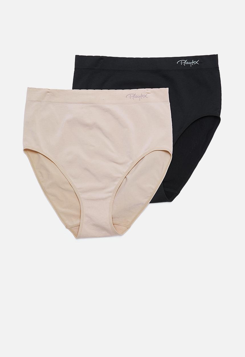 Playtex - Invisible high waist shaper - beige & black 