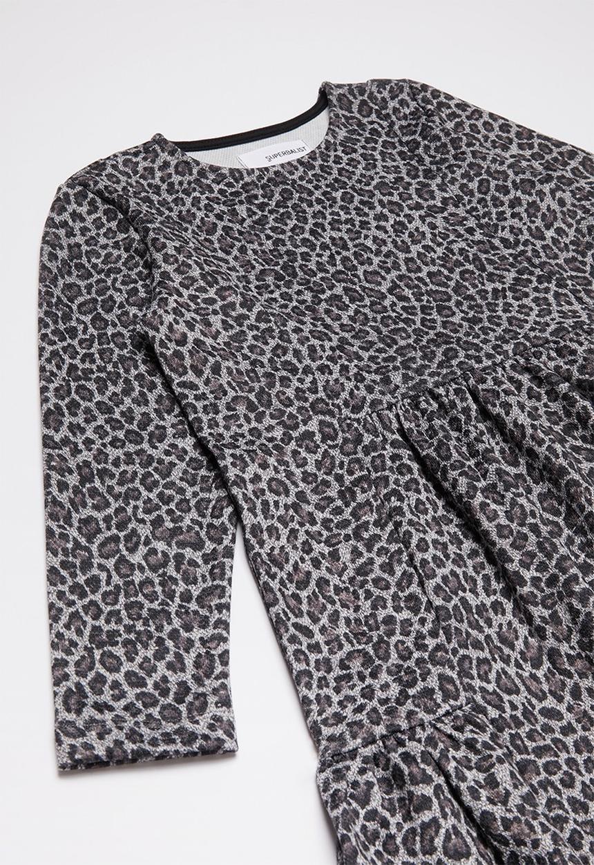 Superbalist Kids - Animal print dress - grey animal