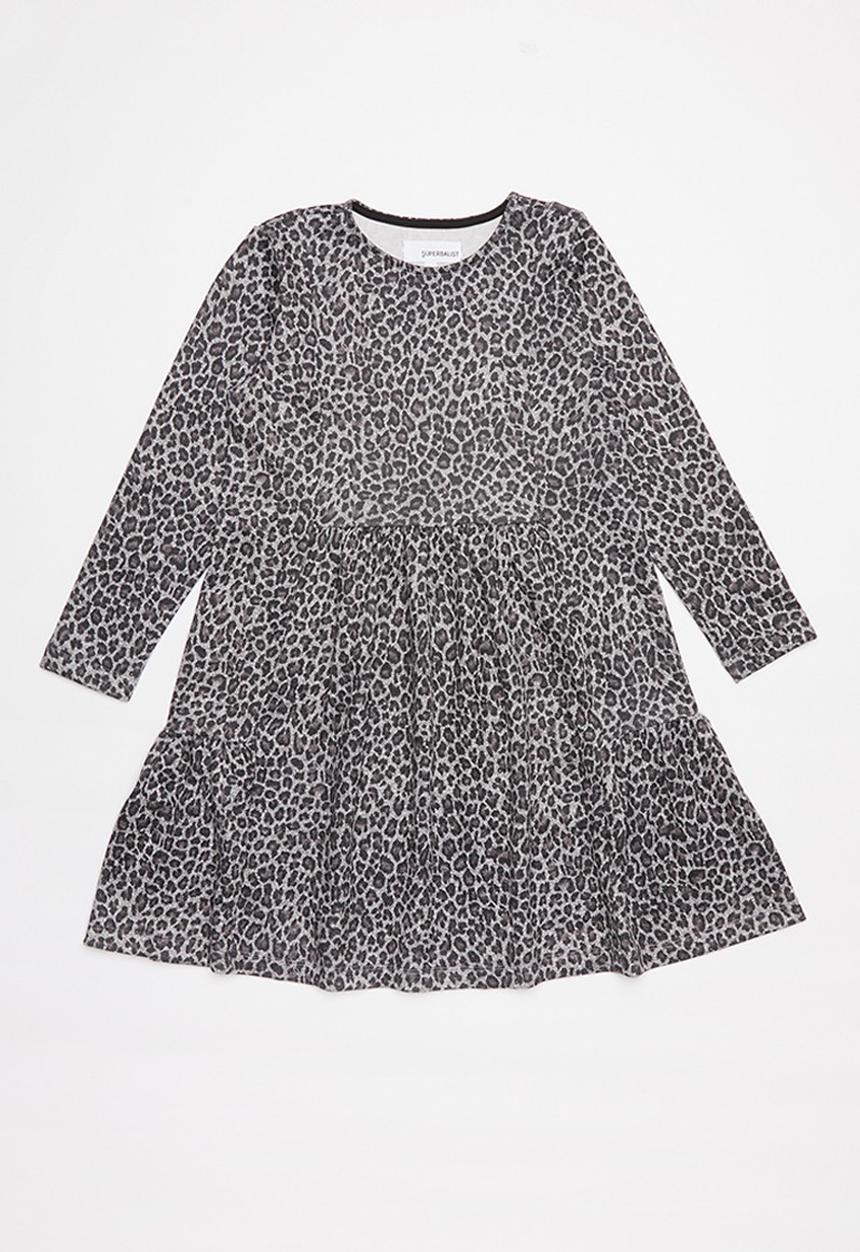 Superbalist Kids - Animal print dress - grey animal