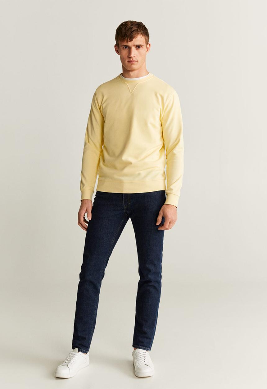 MANGO - Roma sweatshirt - yellow