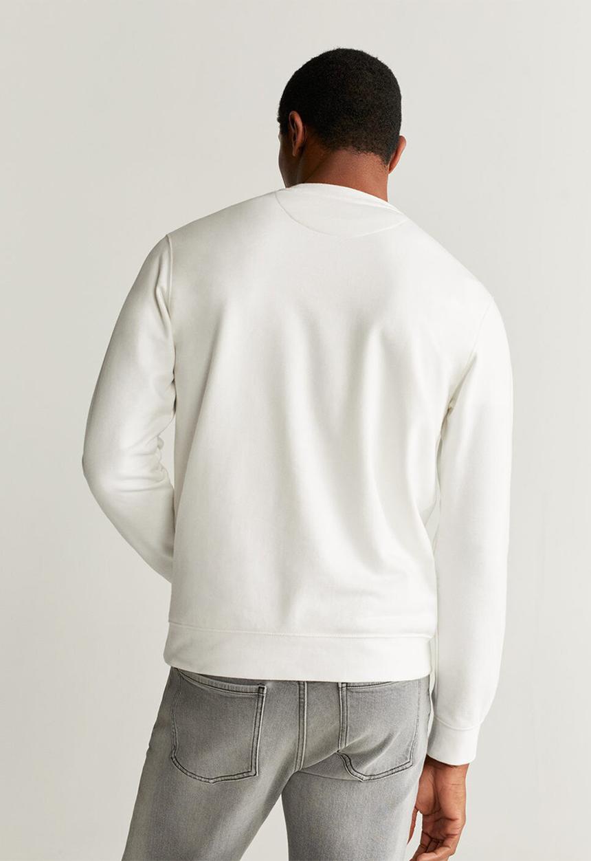 MANGO - Roma sweatshirt - white