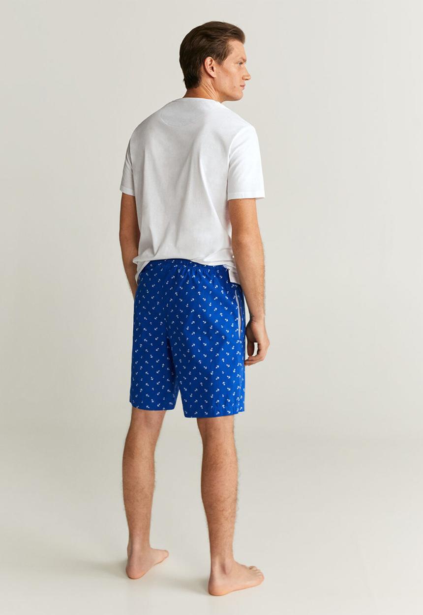 MANGO - Pyjamanc pyjama set - navy & white 