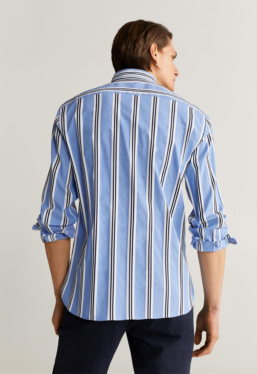 MANGO - Sitges shirt - blue