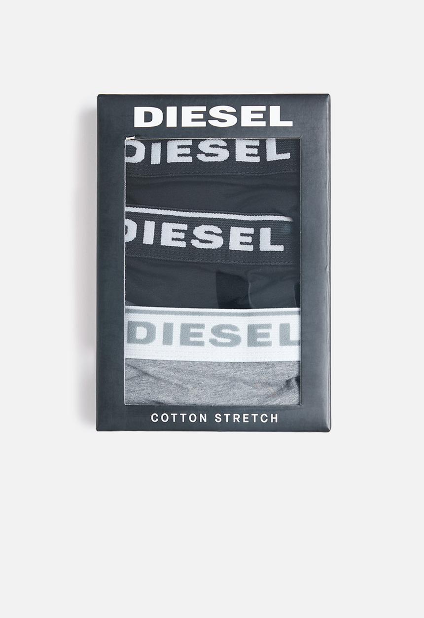 Diesel  - Ufpn-oxy 3 pack g-string - black & grey