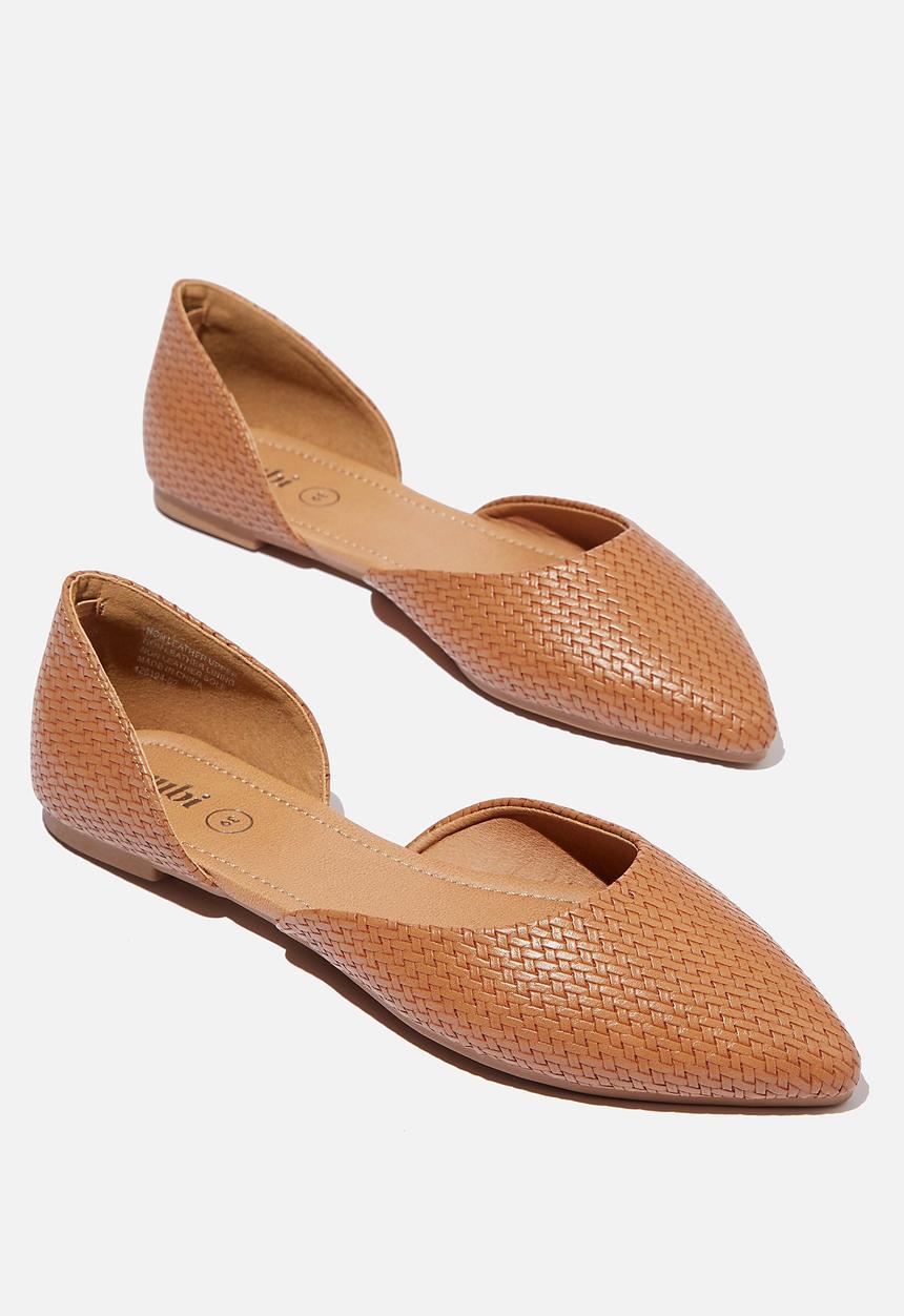 Cotton On - Essential bonnie cut out point - tan 