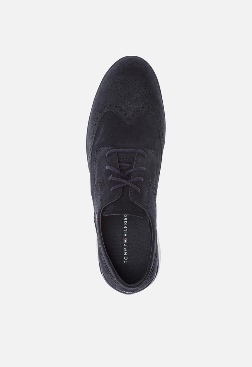Tommy Hilfiger - Lightweight city suede shoe - navy