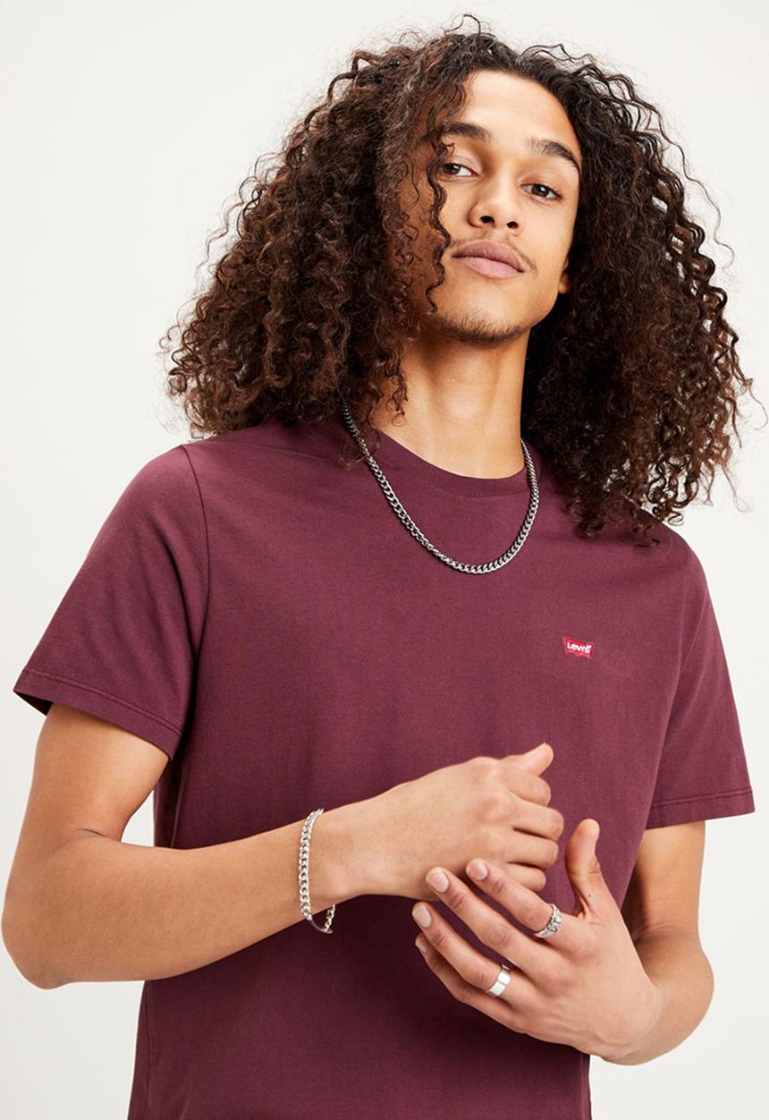 Levi’s® - Short sleeve original hm tee - burgundy