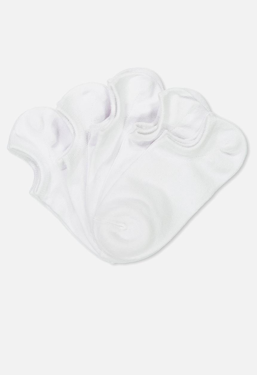 Cotton On - 5 pack sports low cut sock - white