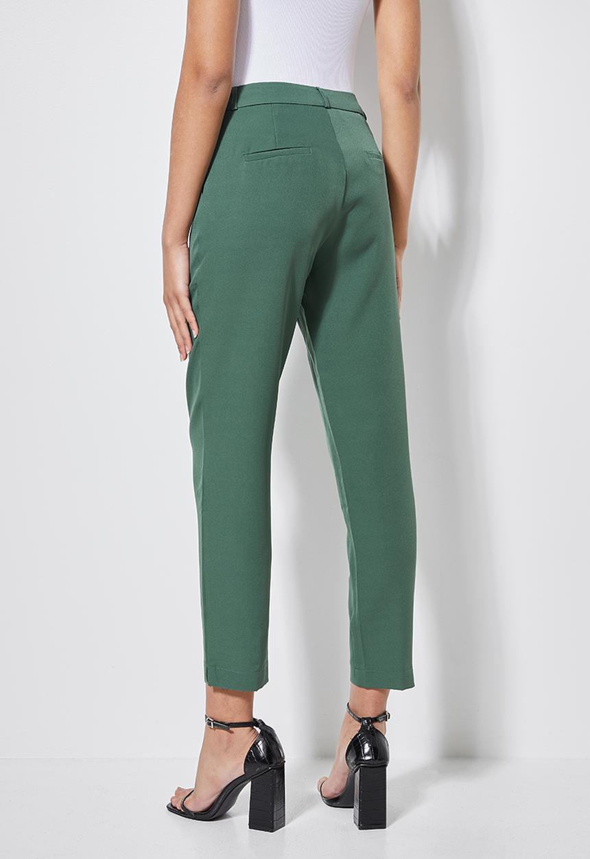 Superbalist - Formal trousers - green