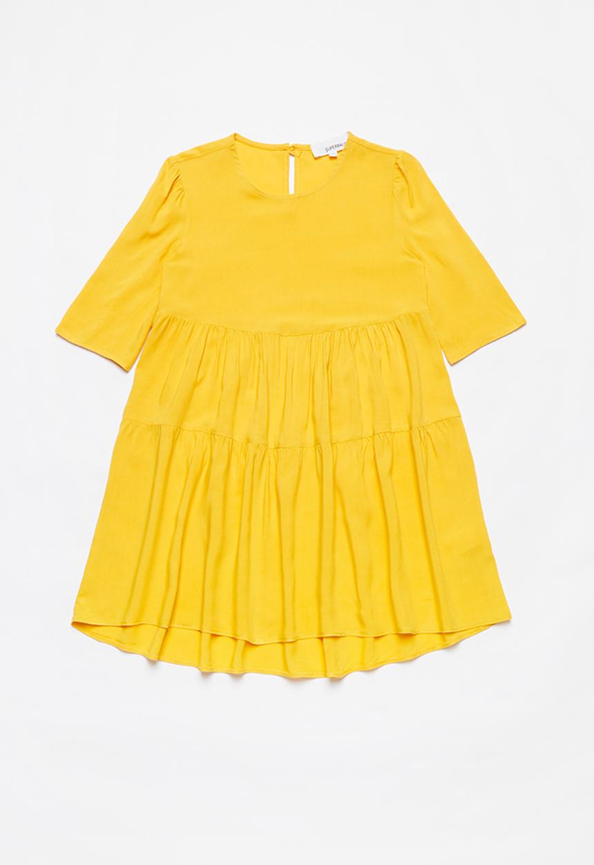 Superbalist - Styled 3/4 sleeve dress - yellow