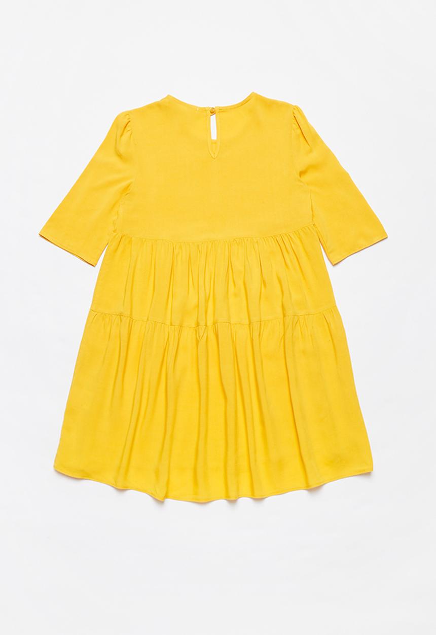 Superbalist - Styled 3/4 sleeve dress - yellow