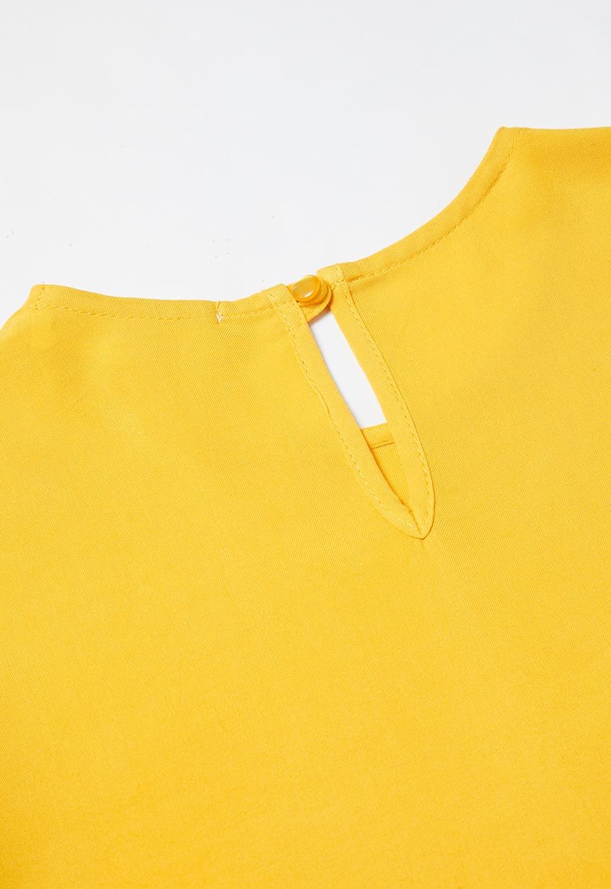 Superbalist - Styled 3/4 sleeve dress - yellow