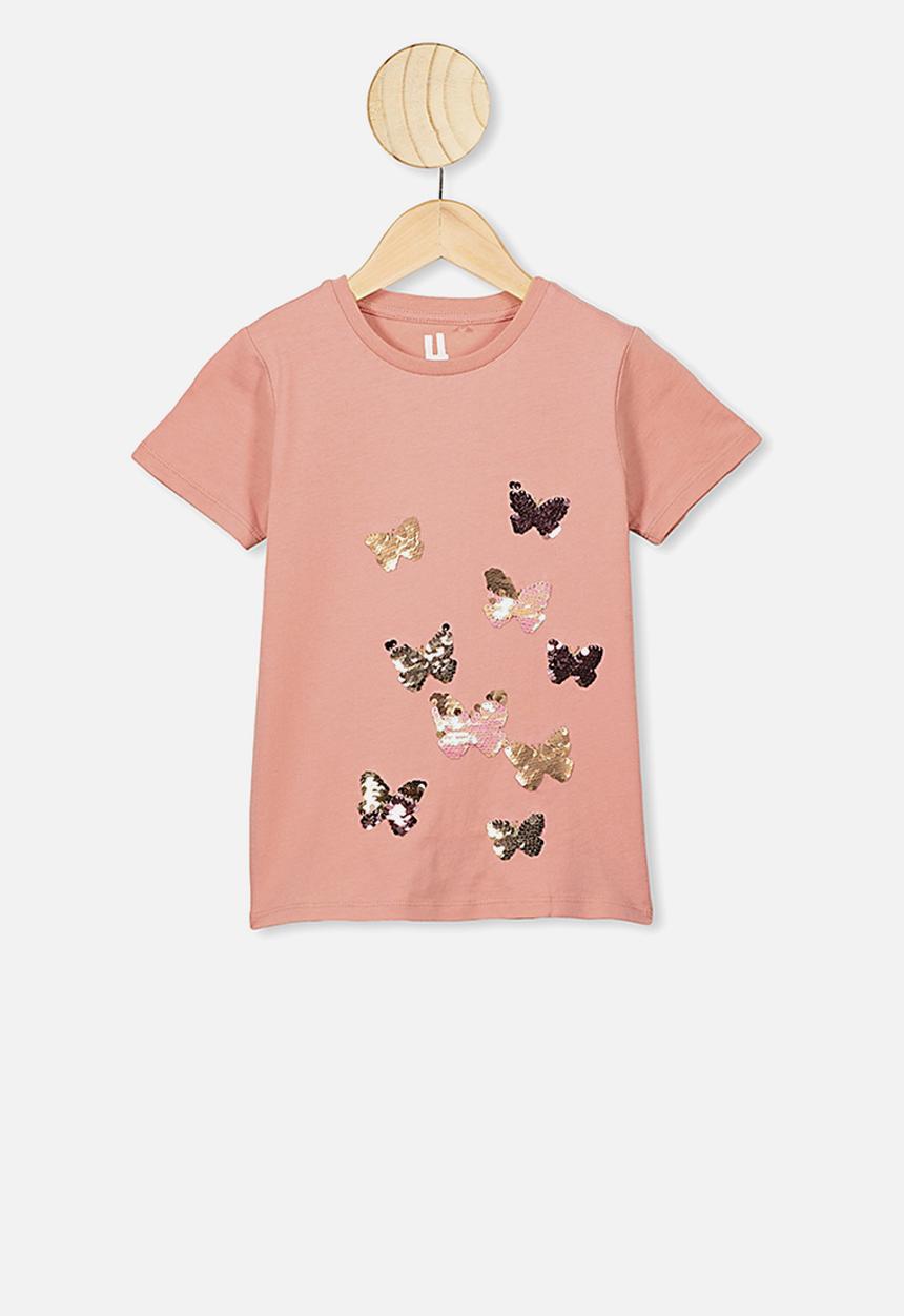 Cotton On - Stevie short sleeve embellished tee - pink