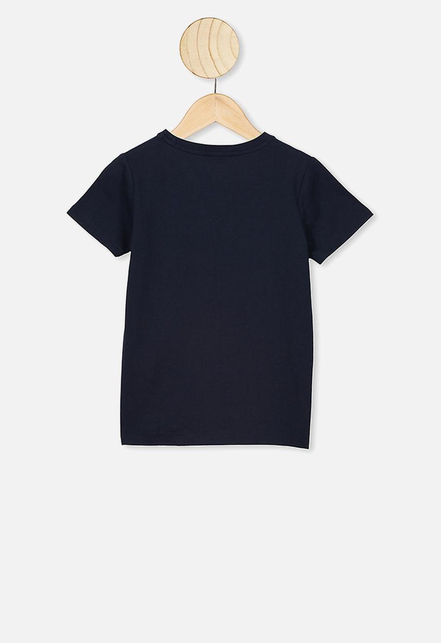 Cotton On - Stevie short sleeve embellished tee - navy