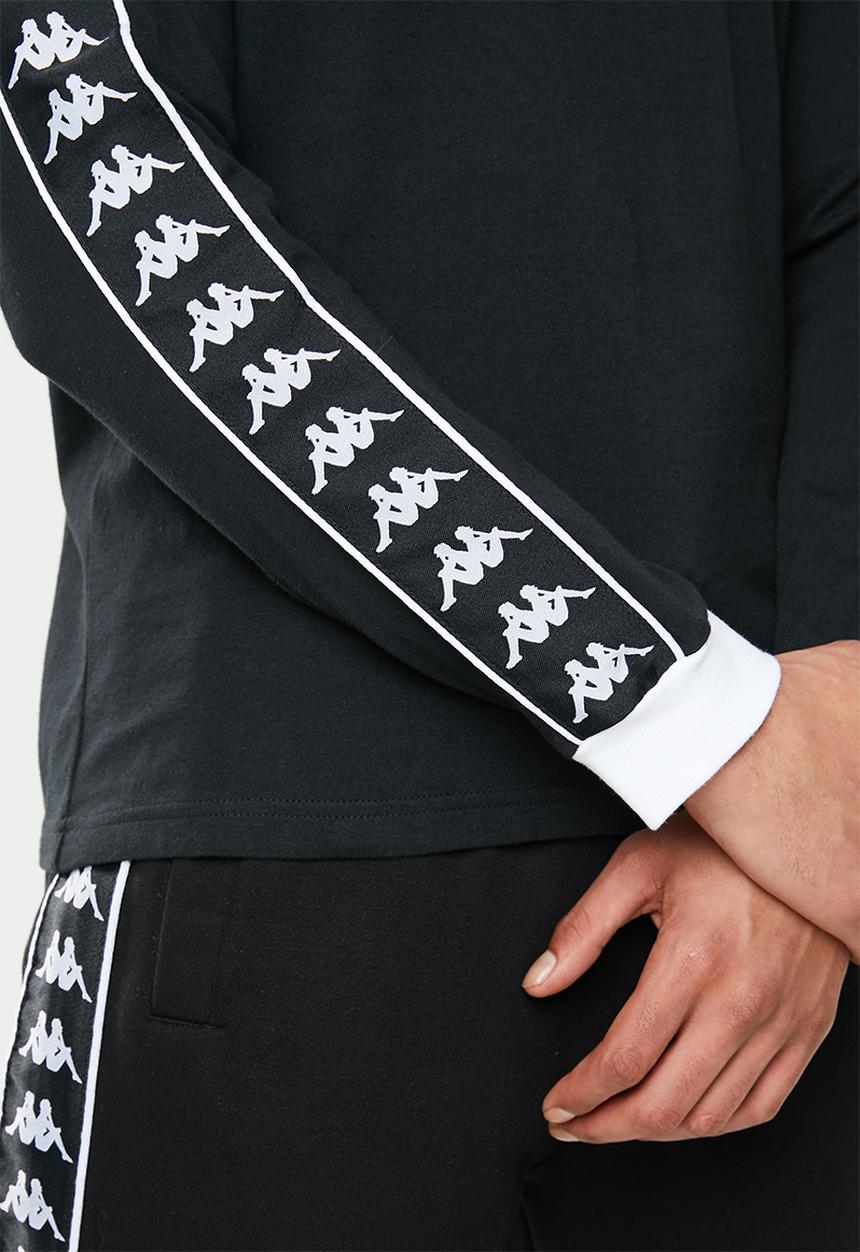 KAPPA - Auth dixon sweat - black & white