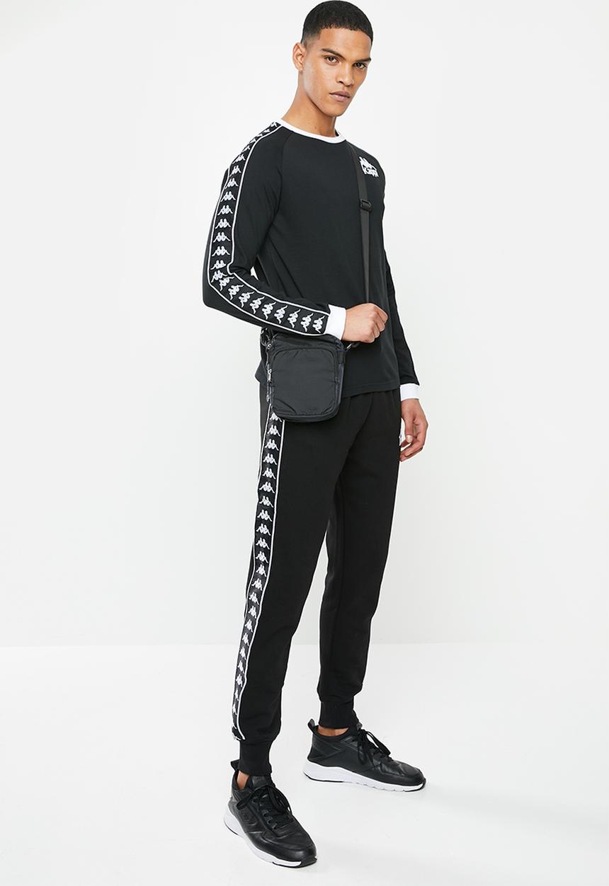KAPPA - Auth dixon sweat - black & white