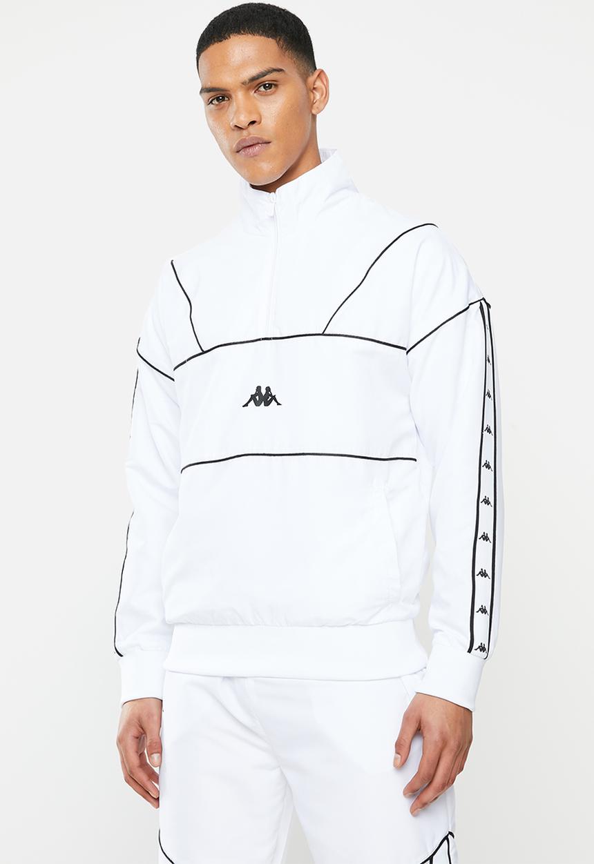 KAPPA - Authentic turny track top - white & black